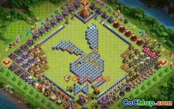 Town Hall 16 Fun Asymmetric Base - s2tmf #57043