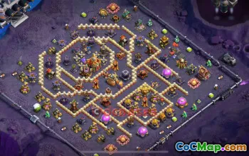 Town Hall 16 Hybrid Base – Clash of Clans | Base Link Included #49196