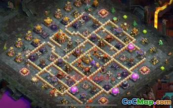 Town Hall 16 Hybrid Base - Clash of Clans TH16 Base Link #49171