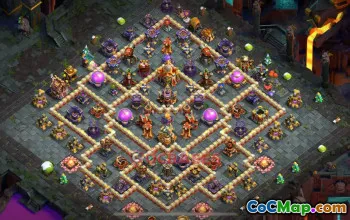 Town Hall 16 Hybrid Base | Clash of Clans TH16 Base Link #49195