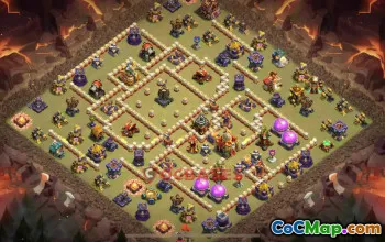 Town Hall 16 Hybrid Base | Clash of Clans TH16 Layouts #49180