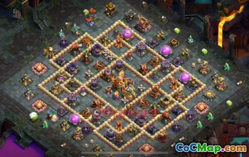 Town Hall 16 Hybrid Base | Clash of Clans TH16 Layouts #49192