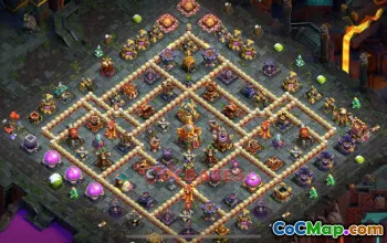 Town Hall 16 Hybrid Base - Clash of Clans Th16 Strategies #49193