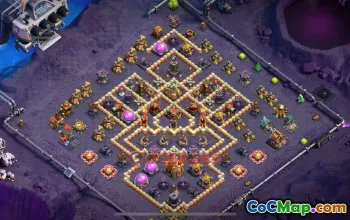 Town Hall 16 Hybrid Base | Clash of Clans TH16 Strategy #49172