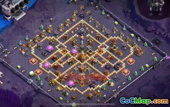 Town Hall 16 Hybrid Base | Clash of Clans TH16 Strategy #49188