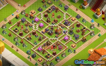 Town Hall 16 Hybrid Base | Clash of Clans TH16 War & Home Base #49251