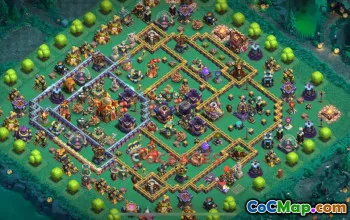 Town Hall 16 Progress Base with Copy Link #55396