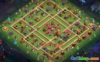 Town Hall 16 Trophy Base | Clash of Clans Bases & Links #49219