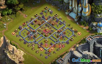 Town Hall 16 Trophy Base | Clash of Clans, CC Ice Golem #49166