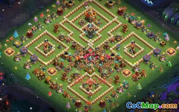 Town Hall 16 Trophy Base | Clash of Clans Defense Strategy #49221