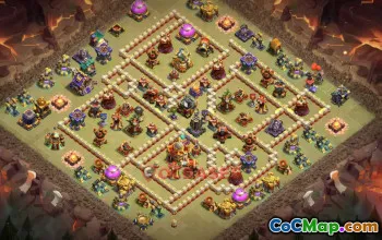 Town Hall 16 War Base | Clash of Clans Anti 3 Star Defense #49254