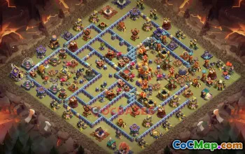 Town Hall 16 War Base - Clash of Clans Defense & Link #48783
