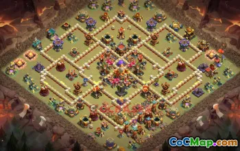 Town Hall 16 War Base | Clash of Clans Strategy & Defense #49216