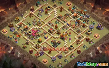 Town Hall 16 War Base - Clash of Clans Strategy & Link #49201