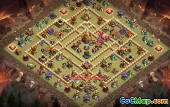 Town Hall 16 War Base | Clash of Clans Strategy & Links #49200