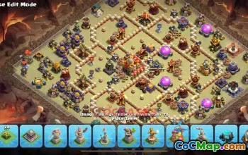 Town Hall 16 War Base | Clash of Clans Th16 Poison Tower #48773