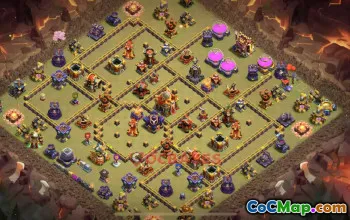 Town Hall 16 War Base | Clash of Clans War Base Link #49179