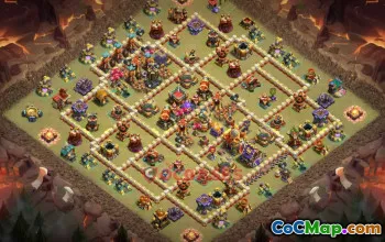 Town Hall 16 War Base | Clash of Clans War Defense Guide #49238