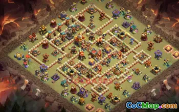 Town Hall 16 War Base | Clash of Clans War Strategies (Copy Link) #49231