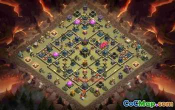 Town Hall 17 CWL Base with Copy Link #56790