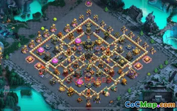 Town Hall 17 Farming Base – Clash of Clans | Copy Base Link #49099