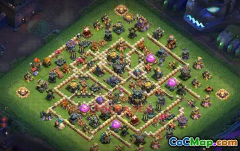 Town Hall 17 Farming Base | Clash of Clans Guide - Copy Base Link #49137