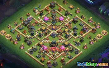 Town Hall 17 Farming Base | Clash of Clans strategy & farm #48826
