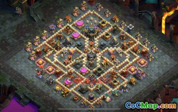Town Hall 17 Farming Base - Clash of Clans Strategy Guide #49075