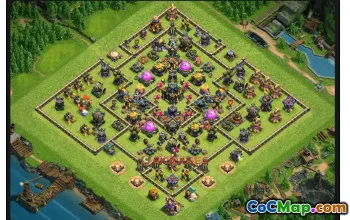 Town Hall 17 Farming Base with Copy Link #55378