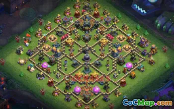 Town Hall 17 Farming Base with Copy Link #55543