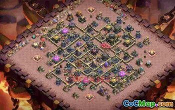 Town Hall 17 Hybrid Base -1ttb4 for Clans #57501