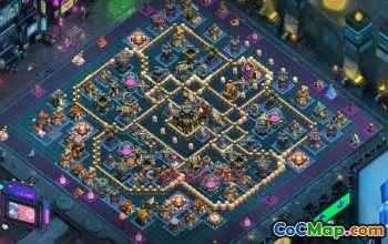 Town Hall 17 Hybrid Base | Clash of Clans Anti 2 Invis Trophies #52497