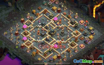 Town Hall 17 Hybrid Base | Clash of Clans  
[base link] #49072