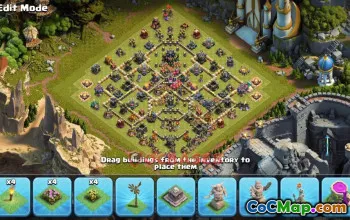 Town Hall 17 Hybrid Base | Clash of Clans Guide & Base Link #49144