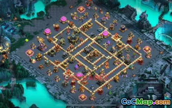 Town Hall 17 Hybrid Base | Clash of Clans Strategy & Copy Link #49086
