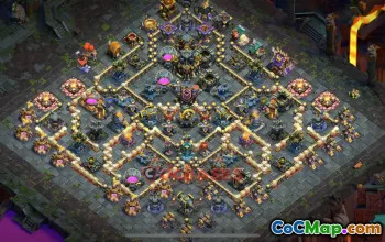 Town Hall 17 Hybrid Base | Clash of Clans Strategy & Links #50922