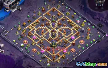 Town Hall 17 Hybrid Base | Clash of Clans TH17 Strategy #49030