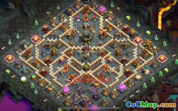 Town Hall 17 Hybrid Base | Clash of Clans | TH17 Strategy #49044