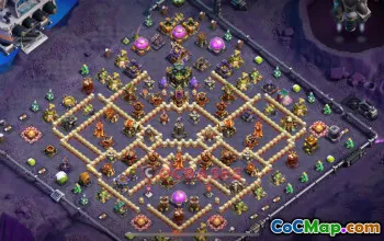 Town Hall 17 Hybrid Base | Clash of Clans TH17 Strategy #49050