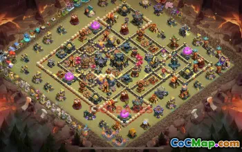 Town Hall 17 Hybrid Base | Clash of Clans | Th17 Version #52346