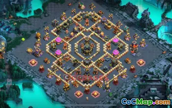 Town Hall 17 Hybrid Base Design | Clash of Clans Guide #49091