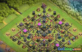 Town Hall 17 Trophy Base -98fm7 #57144