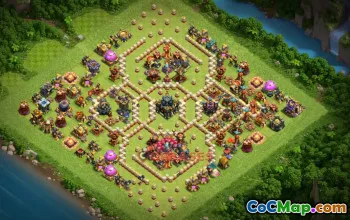Town Hall 17 Trophy Base | Clash of Clans Base Link #49077