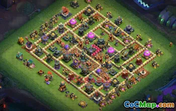 Town Hall 17 Trophy Base | Clash of Clans Base Link #49135