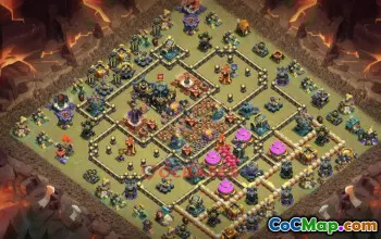 Town Hall 17 Trophy Base - Clash of Clans ⚡CC: sd+ig #49130