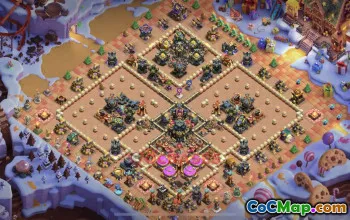 Town Hall 17 Trophy Base – Clash of Clans Th17 Base Link #49076