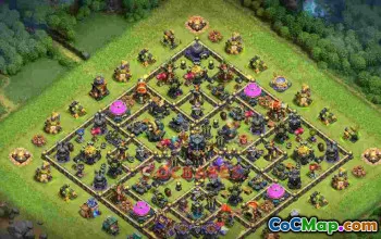 Town Hall 17 Trophy Base vzsb0 #57147