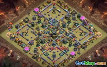 Town Hall 17 Trophy Base with Inferno Towers | Clash of Clans #50919