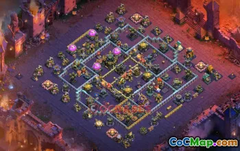 Town Hall 17 War Base | Anti-Everything Layout #55520