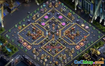 Town Hall 17 War Base | Clash of Clans Clash of Clans War Base Link #49073